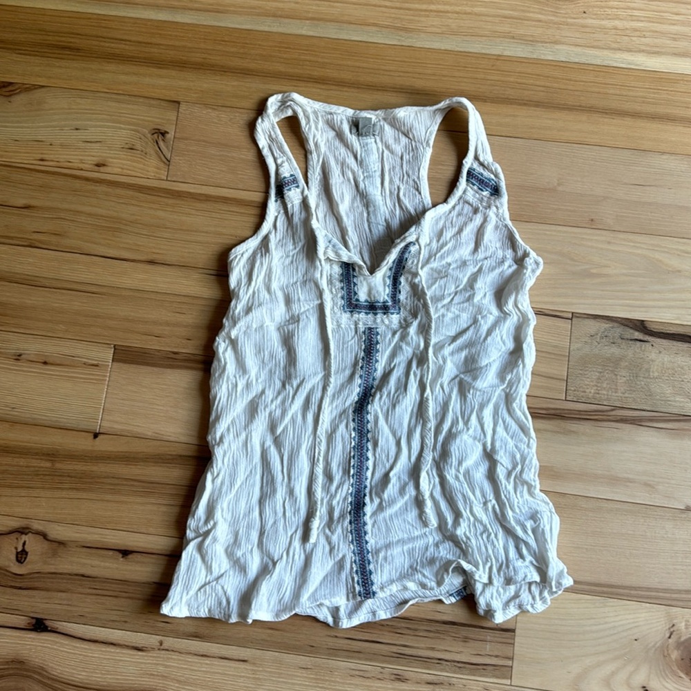 ASO Elena Gilbert Vampire Diaries Ecote Cirrus Stitch Tank Top